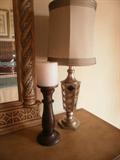One of the many lamps and decor items