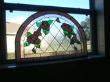 Several stained glass pieces