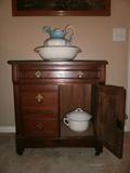 Marble top washstand