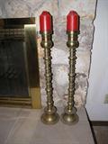 Massive Brass candle sticks