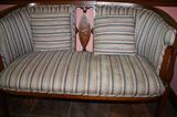 Antique loveseat
