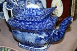 Blue printed earthenware - William Adams & Sons Ltd (member of the Wedgewood Group)