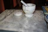 Marble cutting board and accessories (marble)