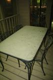 Vintage patio table
