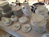One of 2 sets of fine china