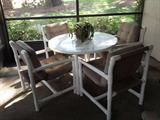 All patio furniture has been well maintained and kept in the screened patio