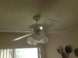 Almost new ceiling fan with light kit