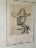 Picasso Print - numbered and framed