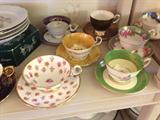 More tea cups and saucers