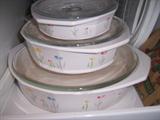 Cookware and storage items are all in great condition