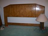 King size headboard. Also will be selling a king mattress and box spring