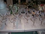 Beautiful crystal glassware