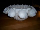 Vintage milk glass punch bowl with cups. Very pretty!