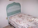 One of two twin beds and headboards. Mattresses and box springs in perfect condition