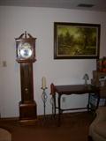 Grandfather clock Handmade from a kit. Instructions and documents with clock