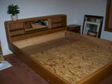 California King Waterbed frame and headboard. Excellent condition