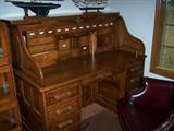 This is the "There's no more excuses" desk. Beautiful Roll top desk with more drawers and cubbies than you have EVER seen. Great condition!
