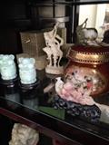 Jade, soapstone & porcelains