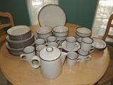 Set of DANSK Danish Brown Mist Dinnerware 40+ Pieces