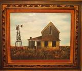 Signed Painting of a Texas Landscape
