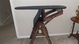 antique iron board, step stool, seat