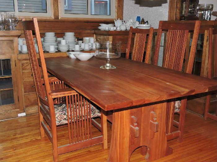 Stickley table and chairs