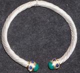 Sterling and 14k Yurman STYLE signed with another name. 