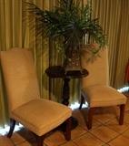 Pair side chairs, work great as host chairs