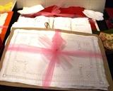 Dressy formal table linens