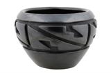 LOT 6: A SANTA CLARA PUEBLO BLACKWARE POTTERY JAR BY BETTY TAFOYA