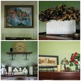 Paris and French inspired decor, Snow Village, Dept 56, artwork, tiffany lamp,