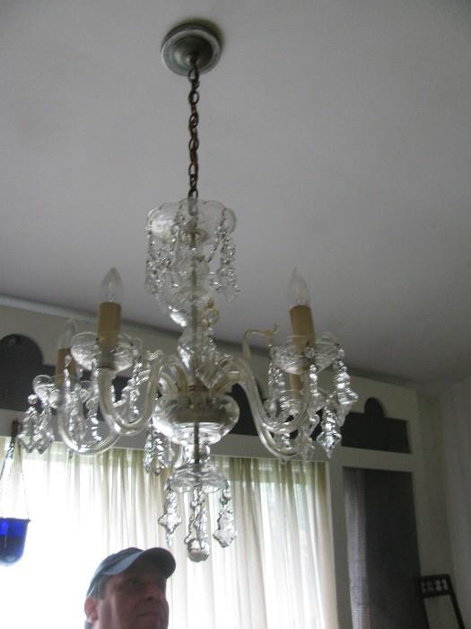 lovely crystal chandelier