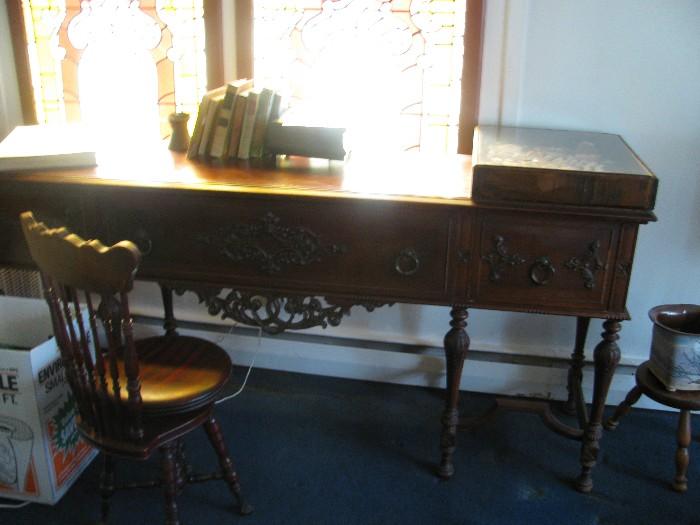 large antique sideboard with great detailing 