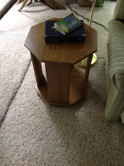 Octagonal side table