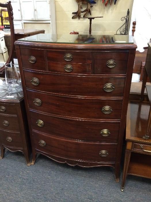 Vintage 8 Drawer Chest of Drawers