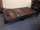 Antique Railroad Cart w/ rare rubber wheels
