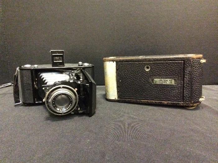 Vintage Camera Lot including Zeiss Ikon Netter 512/2