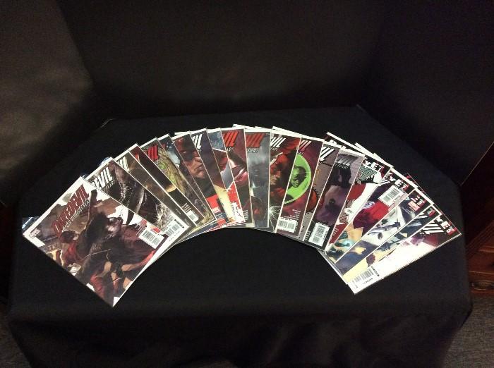 Marvel Comics Daredevil Comic Books.  20 books in series.  All protected by protective sleeve and board.