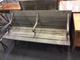Vintage Train Station Bench