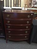 Mahogany Five Drawer Chest