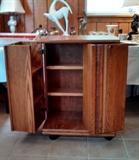 1960's lockable mini bar.