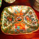 Antique hand painted Chinese Rose Medallion china set, circa late 1800’s 