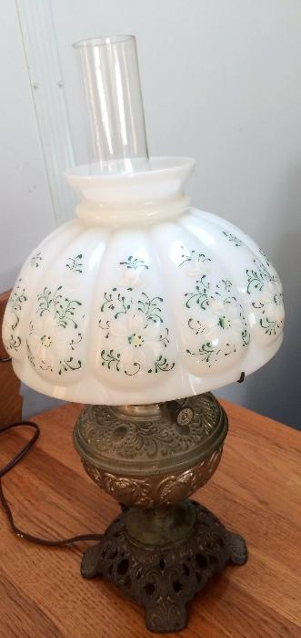 Antique lamp. (has been converted)
