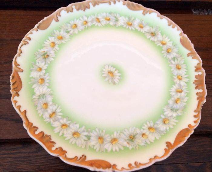 French hand-painted plate