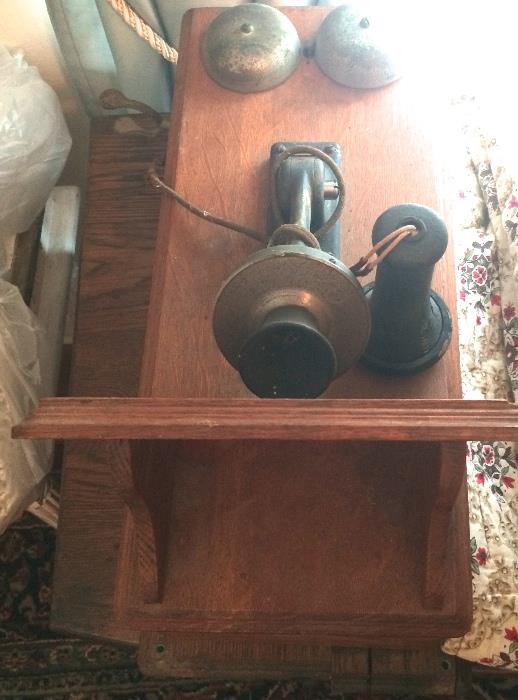 Antique wall phone
