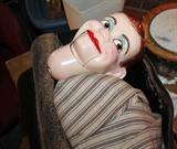 One of two vintage ventriloquist dummies! You don't see these every day! 