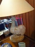                                 Rooster lamp