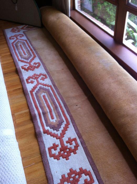                            Extra large bordered rug