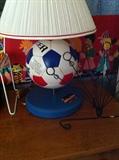                               Soccer ball lamp 