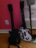                          Guitars go with drum set
